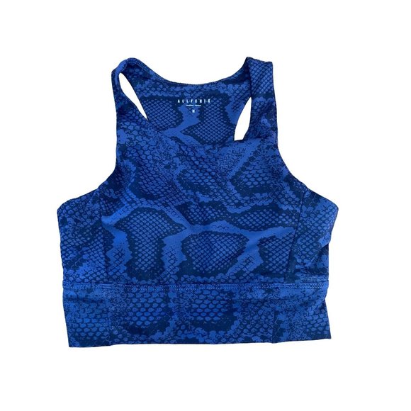 ALLFENIX Indie Python Print Racer Back Sports Bra Medium - Picture 7 of 14
